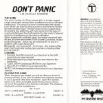 Don't Panic Back Cover