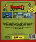 Donald's Alphabet Chase Back Cover