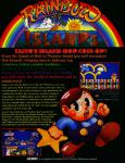 Rainbow Islands Back Cover