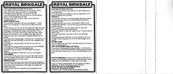 Royal Birkdale: Championship Golf Back Cover