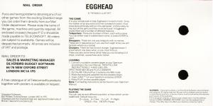 Egghead Back Cover