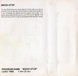 Brick Stop Back Cover