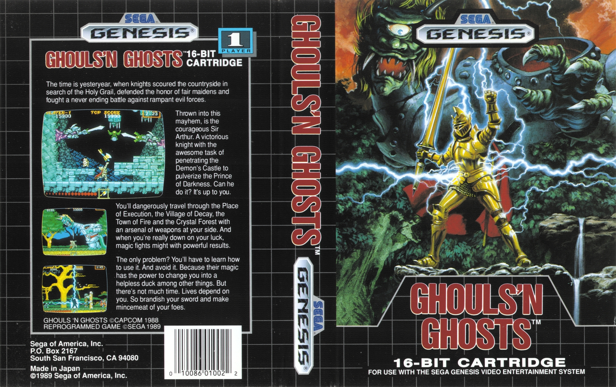 sega ghouls and ghosts rom