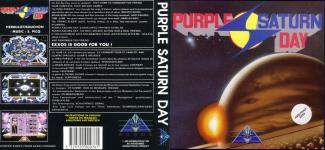 Purple Saturn Day Front Cover