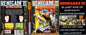 Renegade III: The Final Chapter Front Cover