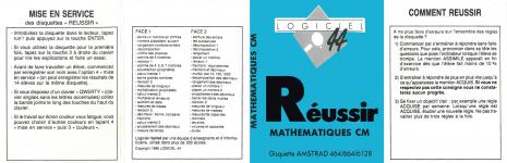 Reussir Mathematiques Cm Front Cover