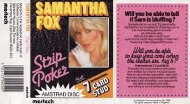 Samantha Fox Strip Poker Front Cover