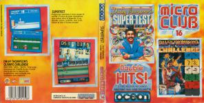 Micro Club 16: Daley Thompson's Super Test And Daley Thompson's Olympic Challenge Front Cover