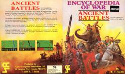 Encyclopedia Of War: Ancient Battles Front Cover