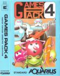 Games Pack 4 Front Cover