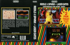 2 Pak Special: Riddle of the Sphinx/Laser Gates Front Cover