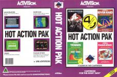 Hot Action Pak: Ghostbusters/Tennis/Plaque Attack/River Raid Front Cover