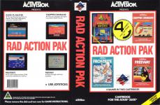 Rad Action Pak: Kung-Fu Master/Frostbite/Freeway/Chopper Command Front Cover