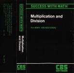 Success With Math: Multiplication And Division Front Cover