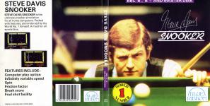 Steve Davis Snooker Front Cover