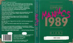 Computer Maniac's 1989 Diary Front Cover