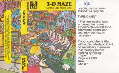 3D Maze Front Cover