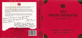 Yes, Prime Minister Front Cover