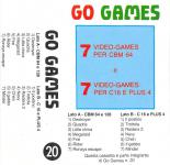 Go Games 20 Front Cover