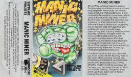 Manic Miner Front Cover