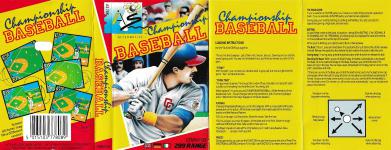 Championship Baseball Front Cover