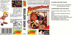 Boulder Dash II: Rockford's Revenge Front Cover