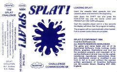 Splat Front Cover