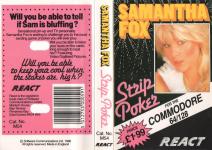 Samantha Fox Strip Poker Front Cover