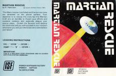 Martian Rescue Front Cover