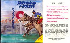 Photo Finish Front Cover