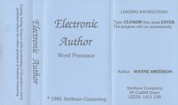 Electronic Author Front Cover