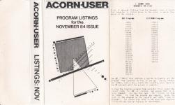 Acorn User #028 (11.1984) Front Cover