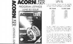 Acorn User #035 (06.1985) Front Cover