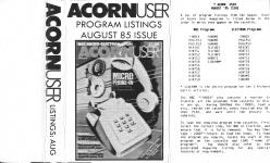 Acorn User #037 (08.1985) Front Cover