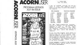 Acorn User #048 (07.1986) Front Cover