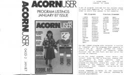 Acorn User #054 (01.1987) Front Cover