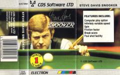 Steve Davis Snooker Front Cover