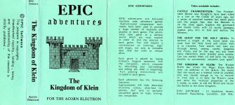 The Kingdom Of Klein Front Cover