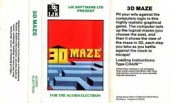 3D Maze Front Cover