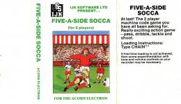 Five A Side Soccer Front Cover