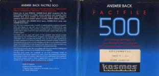 Factfile 500: Arithmetic Front Cover