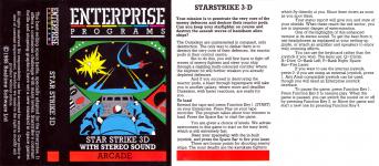 Star Strike 3D Front Cover