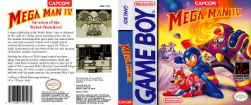 Mega Man 4 Front Cover