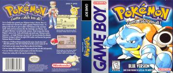 Pokémon: Blue Version Front Cover