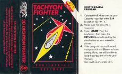 Tachyon Fighter Front Cover