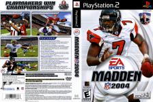 Madden NFL 2004 Front Cover