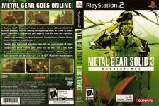 Metal Gear Solid 3: Subsistence Front Cover