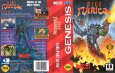 Mega Turrican Front Cover