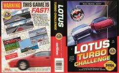 Lotus Turbo Challenge Front Cover