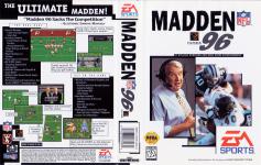 Madden NFL '96 Front Cover